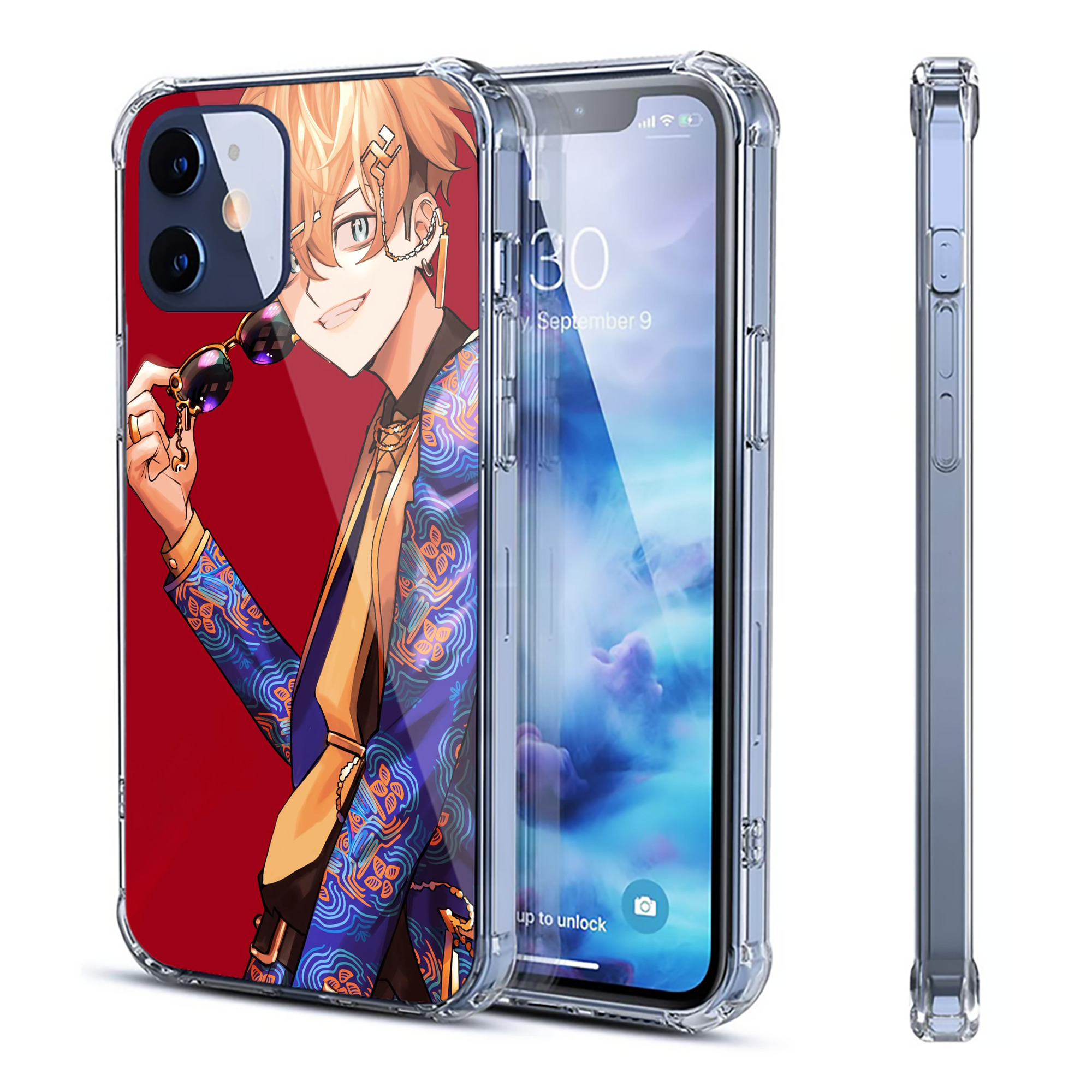 （画像用） 東京リベンジャーズ Tokyo Revengers 【iPhone 12シリーズ対応】透明スマホケース（クリアソフトケース）